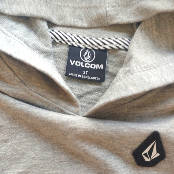 VOLCOM NEW French Terry Hoodie & Shorts Heather Gray - Picture 12 of 14